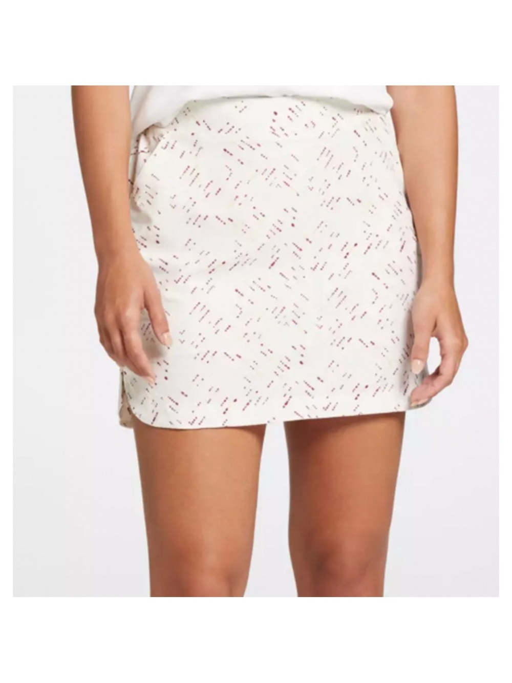 Calia Birch Cream Yellow Golf Birdie Skort XL